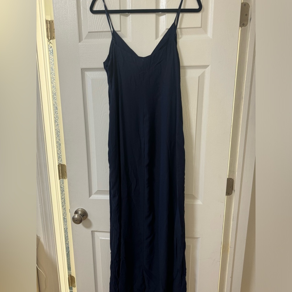 Reformation Pyper Deep Blue Maxi Dress